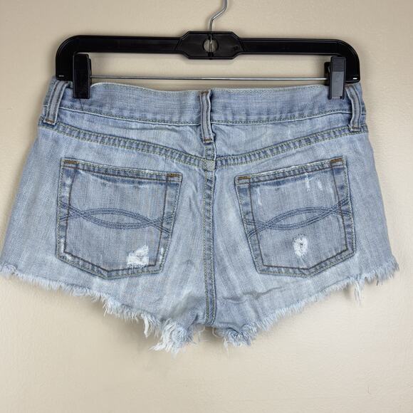 Abercrombie & Fitch Y2K Low-Rise Micro Shorts Size 2 – Ultra Short, Trendy - Picture 6 of 12